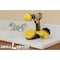 Drill Brush Power Scrubber By Useful Products 5 in W 5 in L Brush, Yellow Y-S-4CO-QC-DB - alternate 4
